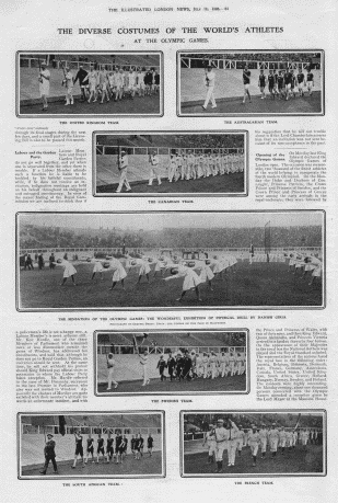 1908 olympics teams